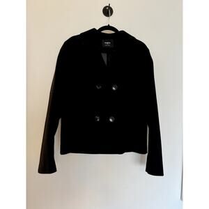Ports 1961 NWT Men's Black Wool Peacoat